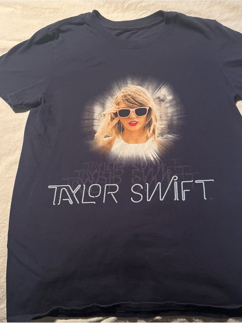 Taylor Swift 1989 Tour Shirt Navy Blue